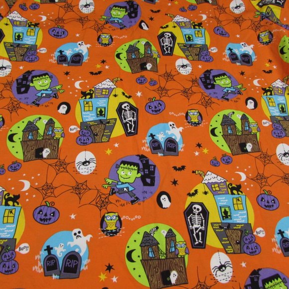 Dickies Cute Halloween Medium Scrub Top - Picture 7 of 7
